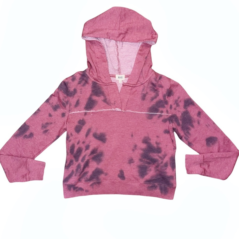 Buckle Crop Vintage Sweatshirt Hoodie